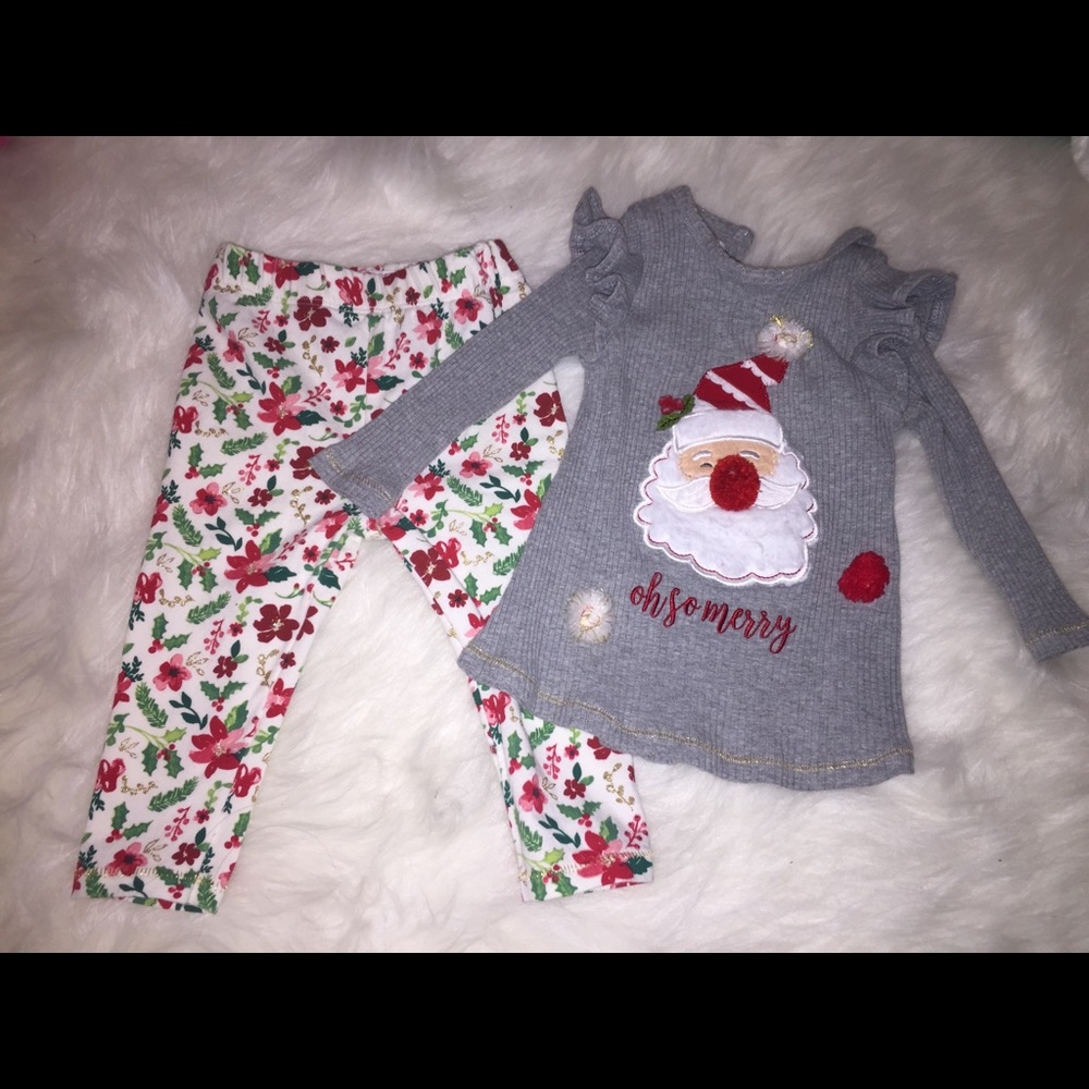 Baby Christmas Mud Pie Outfit